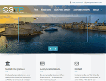 Tablet Screenshot of malta-firma.com
